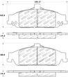 StopTech Sport Brake Pads w/Shims and Hardware - Rear Stoptech