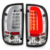 ANZO 1995-2004 Toyota Tacoma LED Taillights Chrome Housing Clear Lens (Pair) ANZO