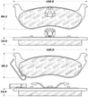 StopTech Sport Brake Pads w/Shims and Hardware - Front Stoptech