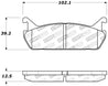 StopTech Performance 90-93 Mazda Miata Rear Brake Pads D525 Stoptech