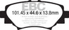 EBC 14+ Mazda 3 2.0 (Japan Build) Ultimax2 Rear Brake Pads EBC