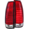 ANZO 1999-2000 Cadillac Escalade LED Taillights Red Clear G2 ANZO