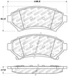 StopTech Sport Brake Pads w/Shims and Hardware - Front Stoptech