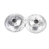 Power Stop 08-12 Infiniti EX35 Rear Evolution Drilled & Slotted Rotors - Pair PowerStop