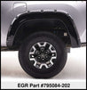 EGR 16+ Toyota Tacoma w/Mudflap Bolt-On Look Color Match Fender Flares - Set - Black EGR