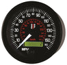 Autometer Stack Instruments 88MM 0-160 MPH / 260 KM/H Programmable Speedometer - Black AutoMeter