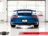 AWE Tuning Porsche 991 GT3 / RS Center Muffler Delete - Diamond Black Tips AWE Tuning