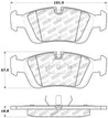 StopTech 96-02 BMW Z3 / 03-08 Z4 / 97-00 323 / 10/90-99 325/328 (E30/E36) Front Brake Pads Stoptech