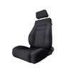 Rugged Ridge Ultra Front Seat Reclinable Black Denim 97-06TJ Rugged Ridge