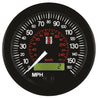 Autometer Stack Instruments 88MM 0-160 MPH / 260 KM/H Programmable Speedometer - Black AutoMeter