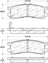 StopTech Street Brake Pads - Rear Stoptech