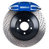 StopTech 08-09 Honda Civic Si 1PC Rotor Blue ST-41/Pads/SS Lines Touring Drilled Front Brake Kit Stoptech