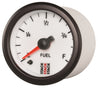 Autometer Stack 52mm 0-280 Ohm Programmable Pro Stepper Motor Fuel Level Gauge - White AutoMeter