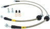 StopTech 08-10 Mitsubishi Lancer Stainless Steel Front Brake Lines Stoptech