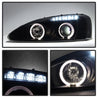 Spyder Pontiac Grand Prix 04-08 Projector Headlights LED Halo LED Blk Smke PRO-YD-PGP04-HL-BSM SPYDER