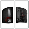 Spyder Chevy Silverado 07-13 Version 2 LED Tail Lights - Black ALT-YD-CS07V2-LED-BK SPYDER