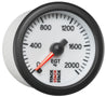 Autometer Stack 52mm 0-2000 Deg F Pro Stepper Motor Exhaust Gas Temp Gauge - White AutoMeter