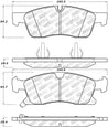 StopTech 11-20 Jeep Grand Cherokee Street Select Front Brake Pads Stoptech