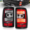 ANZO 2000-2006 Chevrolet Tahoe LED Tail Lights w/ Clear Lens Black Housing ANZO