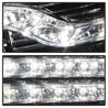 Spyder Chevy Silverado 1500 07-13 V2 Projector Headlights - LED DRL - Chrome PRO-YD-CS07V2-DRL-C SPYDER