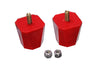 Energy Suspension Bump Stop 2in Tall 2in Square - Red Energy Suspension