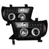 Spyder Toyota Tundra 07-13 Projector Headlights CCFL Halo LED Blk PRO-YD-TTU07-CCFL-BK SPYDER