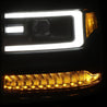 ANZO 16-17 Chevy Silverado 1500 Prjctr. Headlight Plank Styl. w/Amber (Only Work w/HID Equip. Truck) ANZO