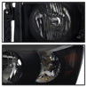 Xtune Dodge Ram 1500 06-08 Amber Crystal Headlights Black Smoked HD-JH-DR06-AM-BSM SPYDER
