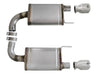 aFe MACH Force-Xp SS Axle Back Exhaust w/Polished Tips 15-17 Ford Mustang GT V8-5.0L aFe
