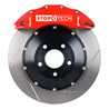 StopTech 08-09 WRX STi Front BBK ST60 355x32 Slotted Rotors Red Calipers Stoptech