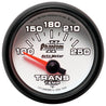Autometer Phantom II 52.4mm Shortl Sweep Electronic 100-350 Def F Transmission Temperature Gauge AutoMeter