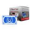 Oracle Pre-Installed Lights 4x6 IN. Sealed Beam - Blue Halo ORACLE Lighting