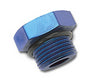 Russell Performance -6 AN Straight Thread Plug (Blue) Russell