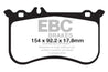 EBC 10-11 Mercedes-Benz CL550 5.5 AMG Sport Pkg Redstuff Front Brake Pads EBC