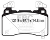 EBC 11-15 Chevrolet Camaro (5th Gen) 6.2 Ultimax2 Front Brake Pads EBC