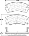 StopTech Street Brake Pads - Front Stoptech