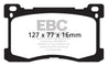 EBC 12+ Hyundai Equus 5.0 Yellowstuff Front Brake Pads EBC
