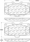 StopTech Street Select Brake Pads - Front Stoptech