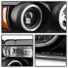 Spyder Ford F150 04-08 Projector Headlights Version 2 CCFL Halo LED Blk PRO-YD-FF15004-CCFL-G2-BK SPYDER