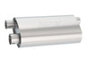 Borla Universal Pro-XS Muffler Oval 3in Inlet/ 2.5in Dual Outlet Transverse Flow Notched Muffler Borla