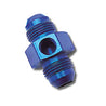 Russell Performance -6 AN Fuel Union Pressure Adapter (Blue) Russell