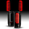 ANZO 1987-1996 Ford F-150 LED Taillights Black Housing Smoke Lens (Pair) ANZO