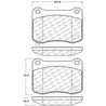 StopTech Street Touring 08-09 Lexus IS F Rear Brake Pads Stoptech