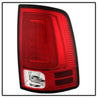 Spyder 09-16 Dodge Ram 1500 Light Bar LED Tail Lights - Red Clear ALT-YD-DRAM09V2-LED-RC SPYDER