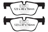 EBC 14+ BMW 228 Coupe 2.0 Turbo ATE calipers Ultimax2 Rear Brake Pads EBC