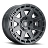 ICON Compass 17x8.5 5x5 -6mm Offset 4.5in BS Satin Black Wheel ICON