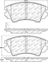 StopTech Street Select Brake Pads w/Hardware - Front Stoptech