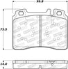 StopTech Street Brake Pads - Front Stoptech