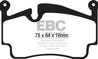 EBC 05-09 Porsche 911 (997) (Cast Iron Rotor only) 3.6 Carrera 2 Sport Bluestuff Rear Brake Pads EBC