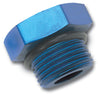 Russell Performance -3 AN Straight Thread Plug (Blue) (Blue) Russell